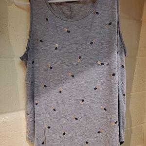 Apt. 9 Dress Shirt Tank Pineapples Size Medium